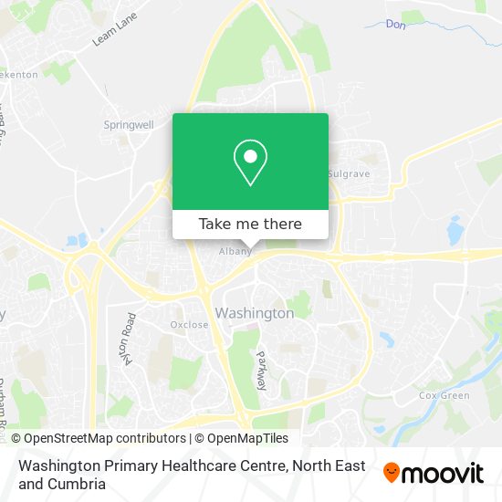 Washington Primary Healthcare Centre map