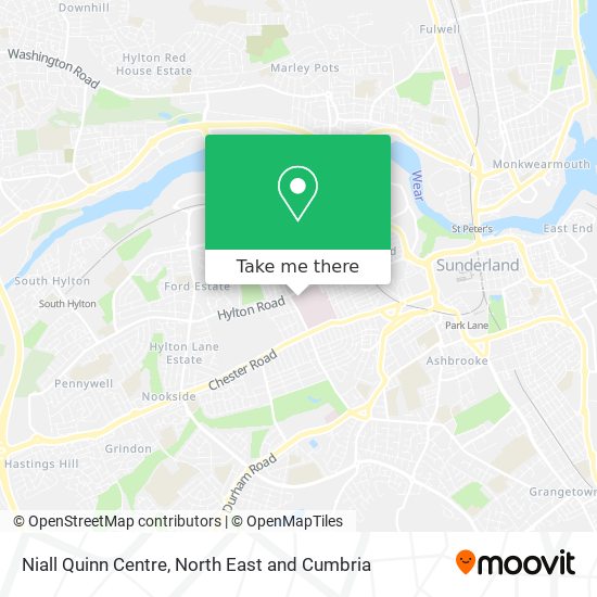 Niall Quinn Centre map