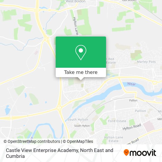 Castle View Enterprise Academy map