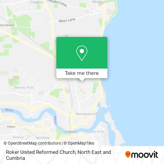 Roker United Reformed Church map