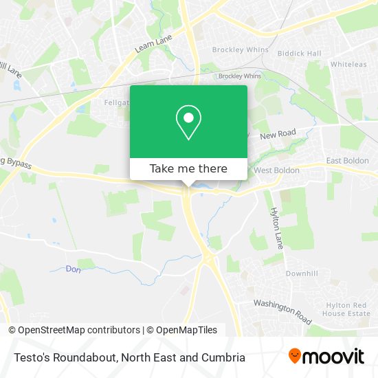 Testo's Roundabout map