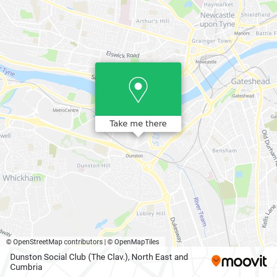 Dunston Social Club (The Clav.) map