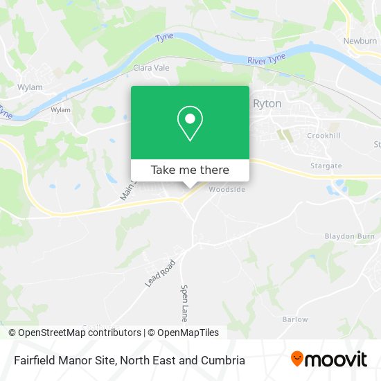 Fairfield Manor Site map
