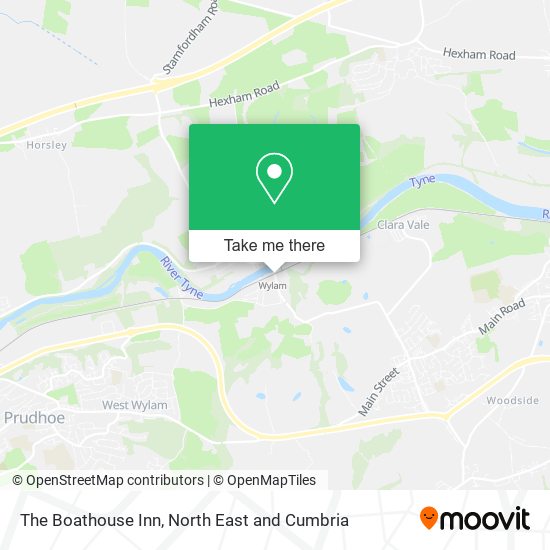 The Boathouse Inn map