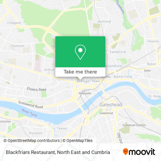 Blackfriars Restaurant map