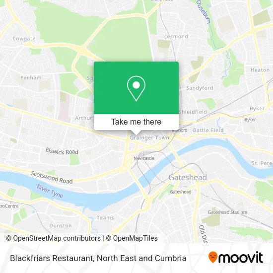 Blackfriars Restaurant map
