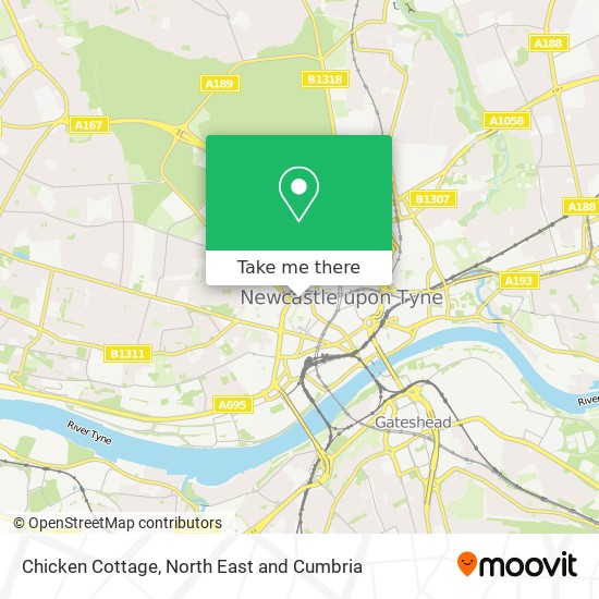 Chicken Cottage map