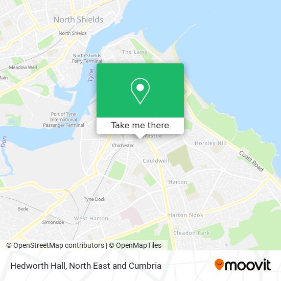 Hedworth Hall map