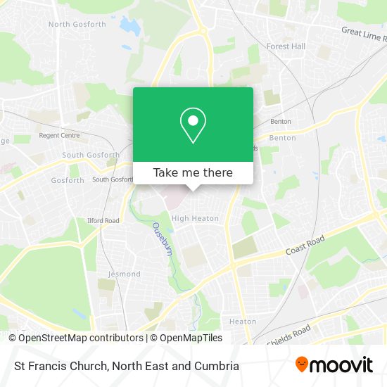 St Francis Church map