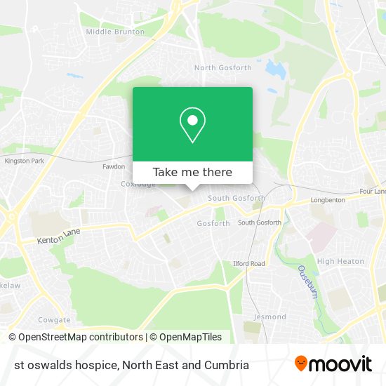 st oswalds hospice map