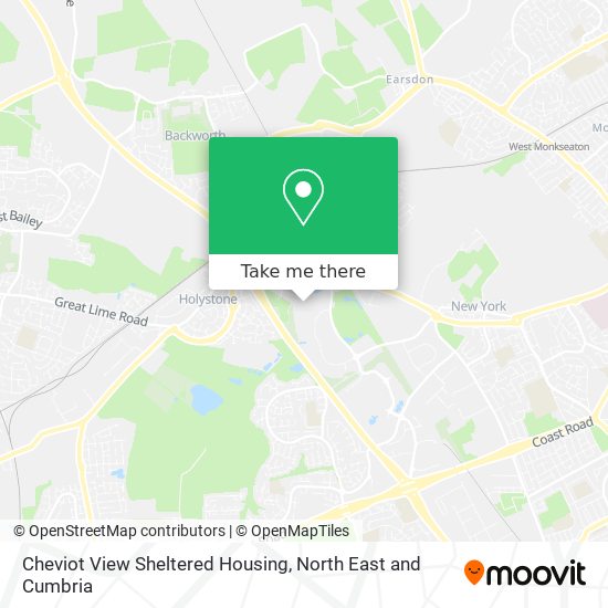 Cheviot View Sheltered Housing map