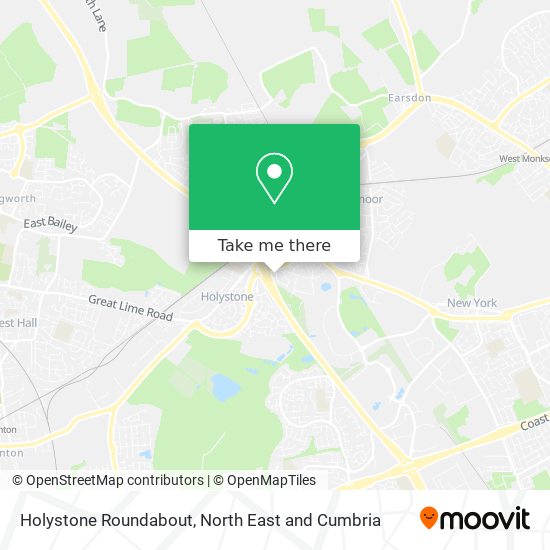 Holystone Roundabout map