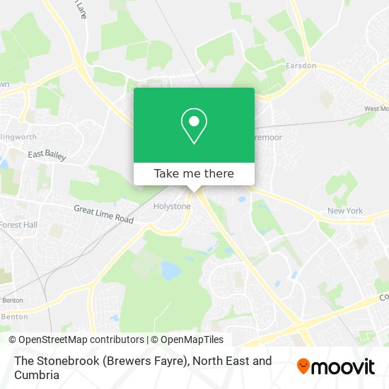 The Stonebrook (Brewers Fayre) map