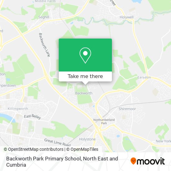 Backworth Park Primary School map