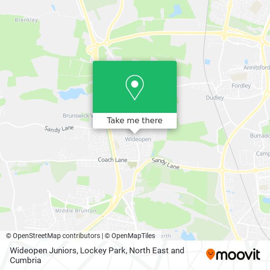 Wideopen Juniors, Lockey Park map