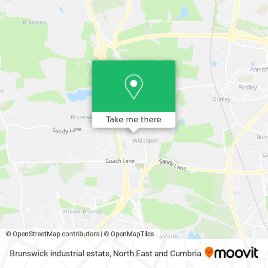 Brunswick industrial estate map