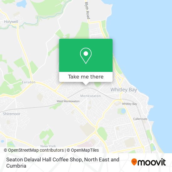 Seaton Delaval Hall Coffee Shop map