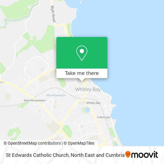 St Edwards Catholic Church map