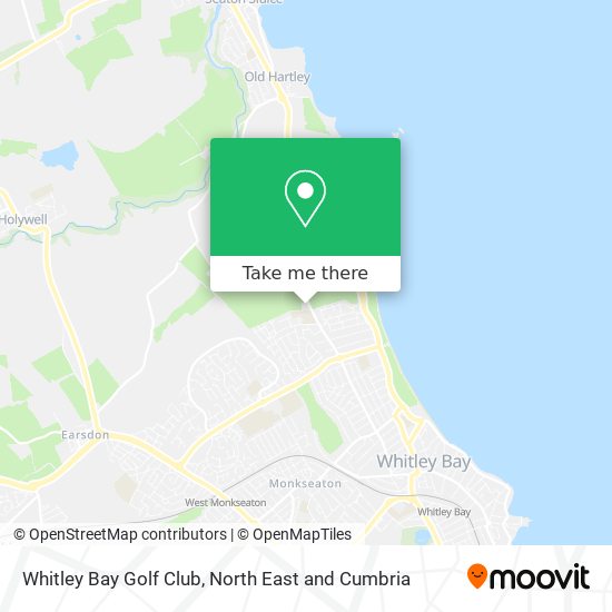 Whitley Bay Golf Club map
