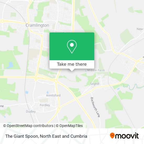 The Giant Spoon map