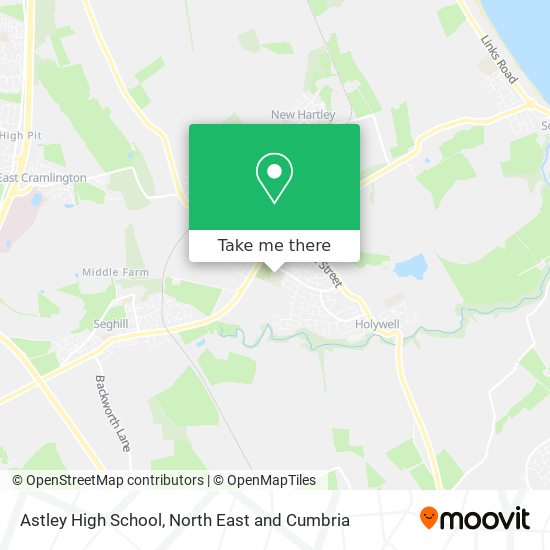 Astley High School map