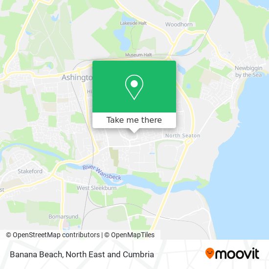 Banana Beach map