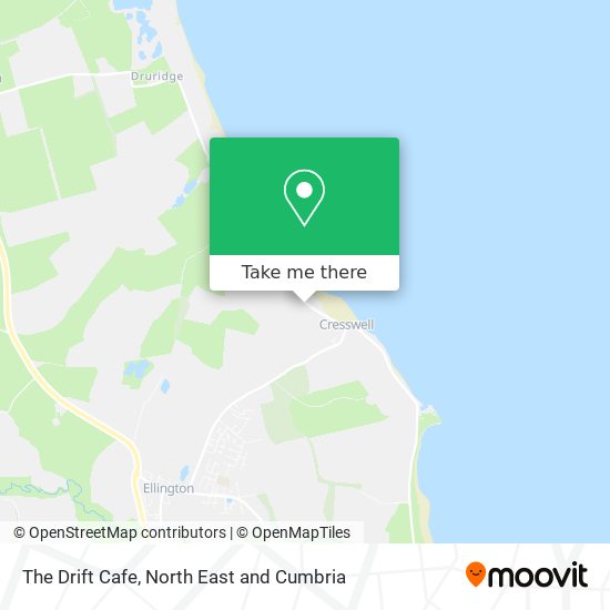 The Drift Cafe map