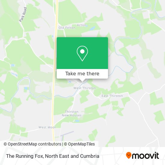 The Running Fox map