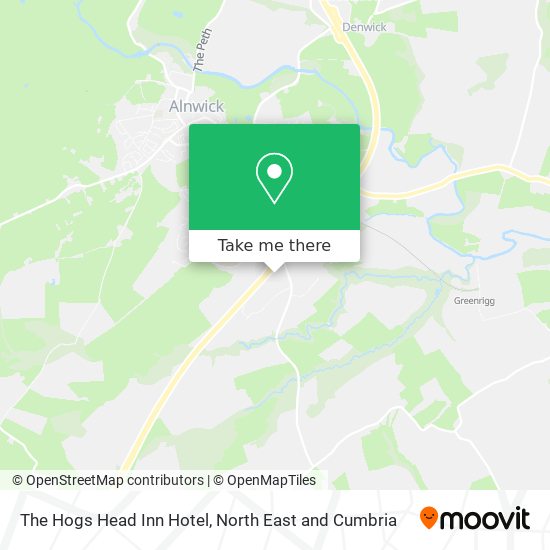 The Hogs Head Inn Hotel map