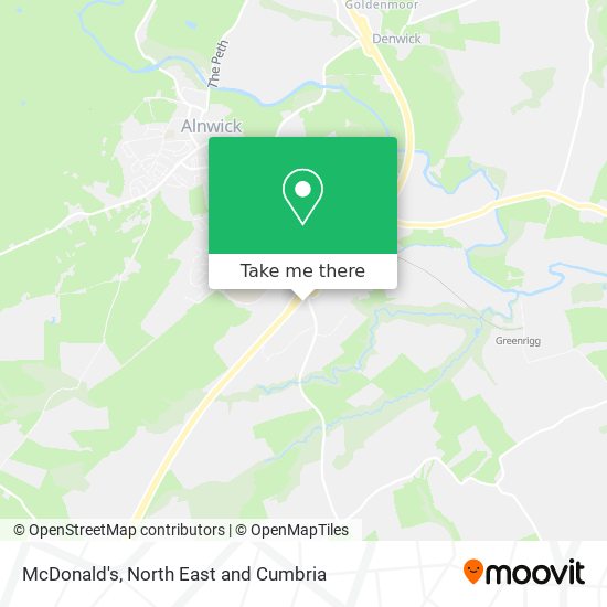 McDonald's map