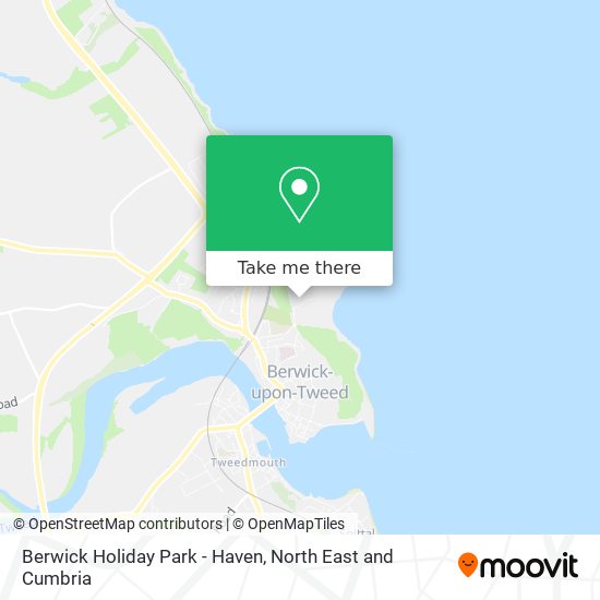 Berwick Holiday Park - Haven map