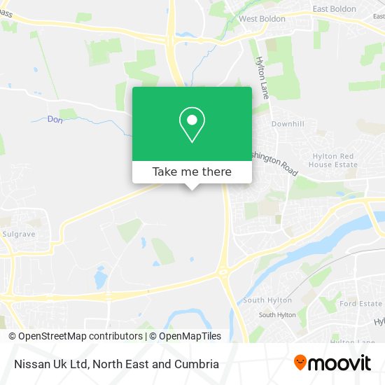 Nissan Uk Ltd map