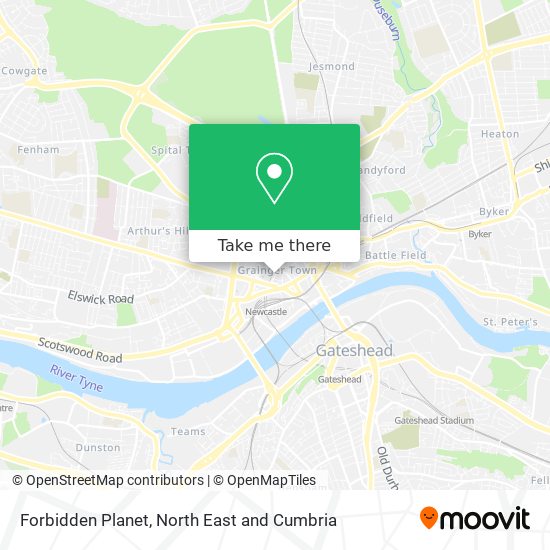 Forbidden Planet map