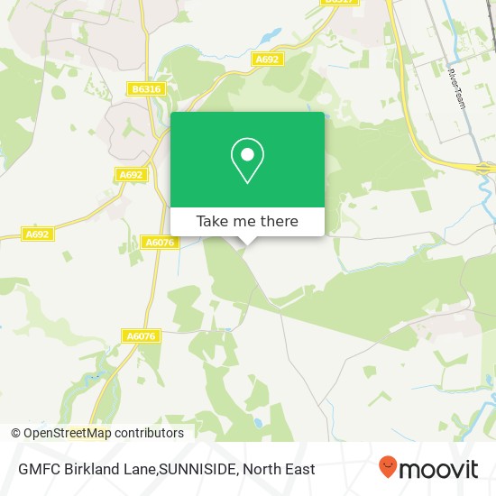 GMFC Birkland Lane,SUNNISIDE map
