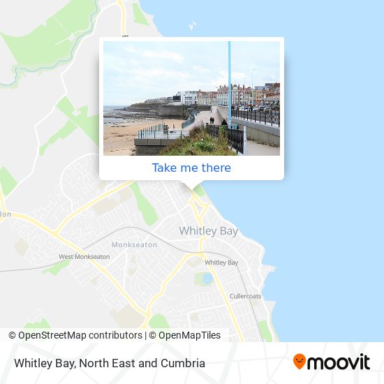 Whitley Bay map