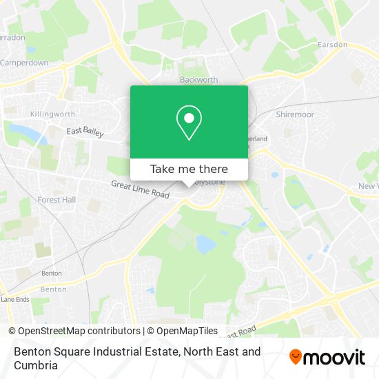 Benton Square Industrial Estate map