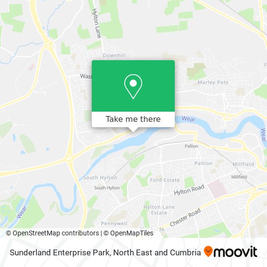 Sunderland Enterprise Park map