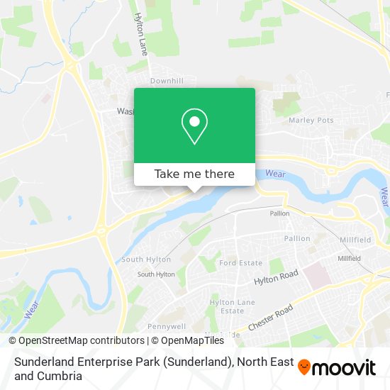 Sunderland Enterprise Park map