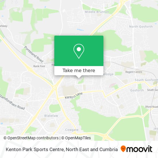 Kenton Park Sports Centre map