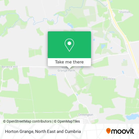 Horton Grange map