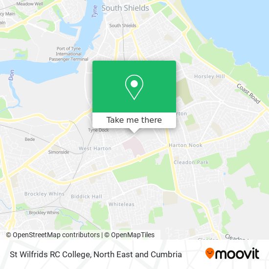 St Wilfrids RC College map