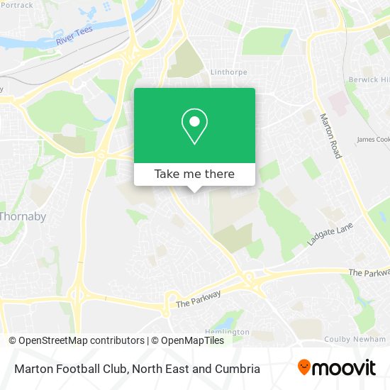 Marton Football Club map