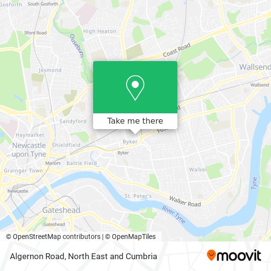 Algernon Road map