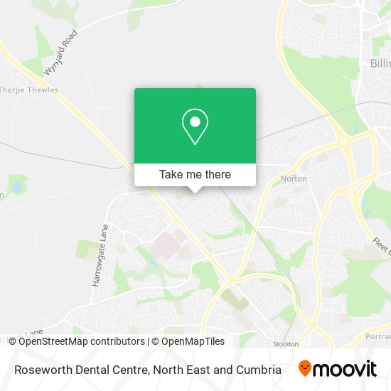 Roseworth Dental Centre map