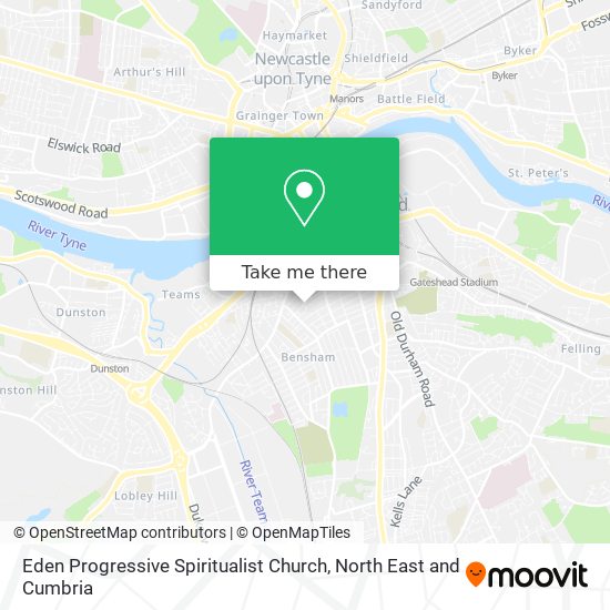 Eden Progressive Spiritualist Church map