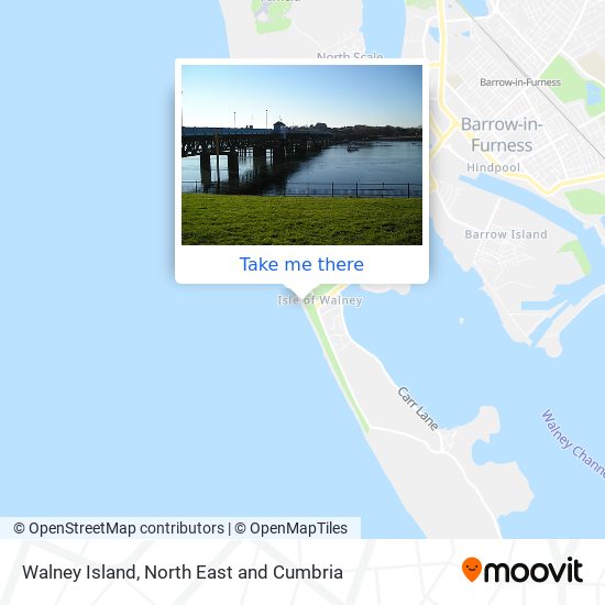 How to get to Walney Island in Barrow In Furness by Train or Bus