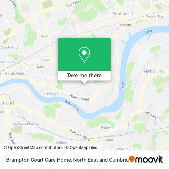 Brampton Court Care Home map