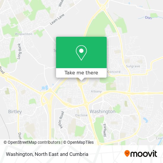 Washington map