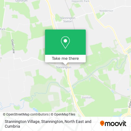 Stannington Village, Stannington map