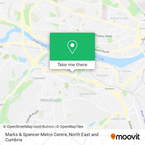 Marks & Spencer-Metro Centre map